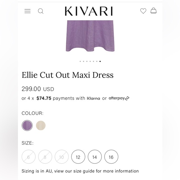 Kivari Ellie Cut Out Maxi Dress SOLD OUT - Picture 2 of 7